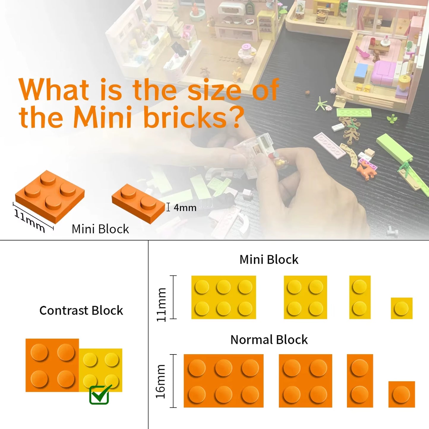 616PCS Orchid Building Blocks Flowers Bouquet Flower Blocks Bonsai Plant Model Bricks Romantic Home Decoration Toy for Kids Gift
